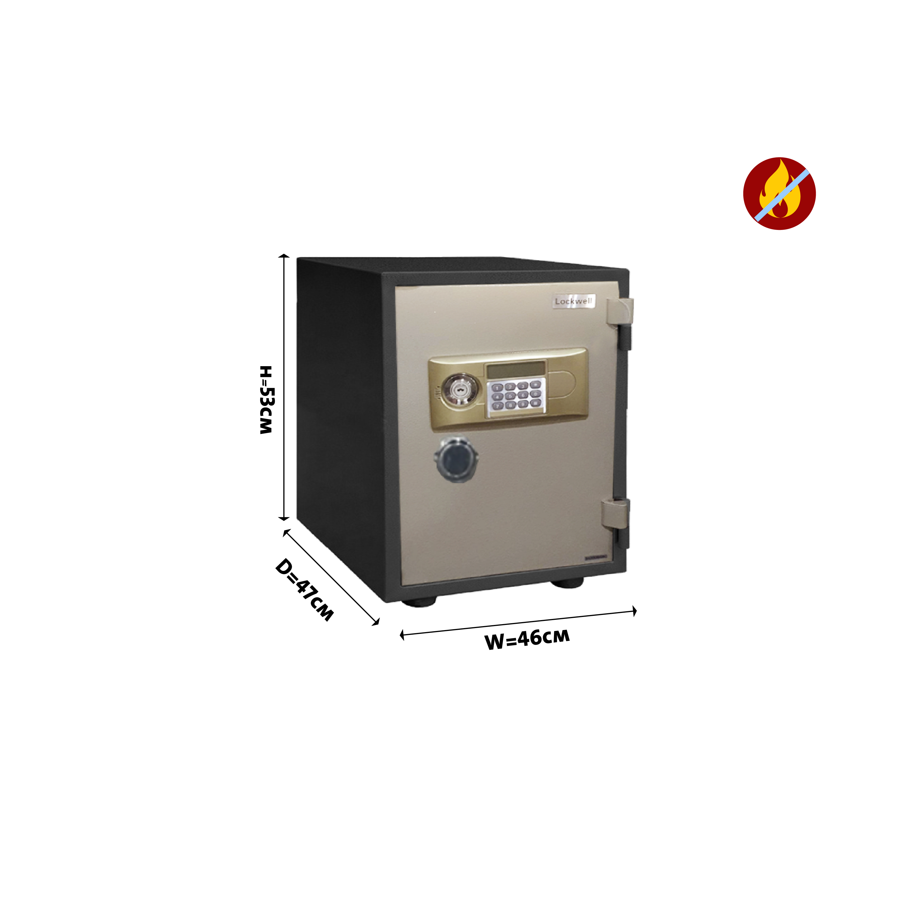 Lockwell ELectronic Fire Safe, YB530ALD